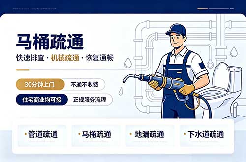 黑河马桶疏通